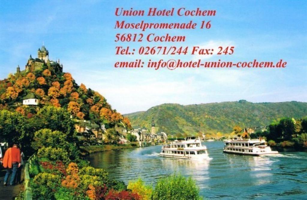 Union Hotel Cochem Exteriör bild
